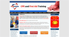 Desktop Screenshot of cprescue.com